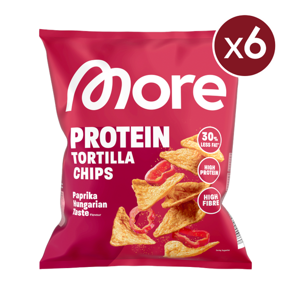 More Protein Tortilla Chips, 6x50g