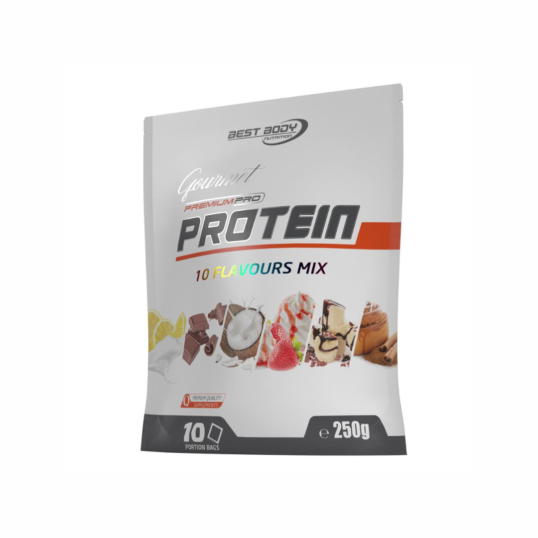 Best Body Nutrition Gourmet Premium Pro Protein - Mixbeutel (10x25g)