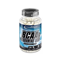IronMaxx BCAAs + Glutamin 800 (130 Kapseln) ( MHD 30.3.25)