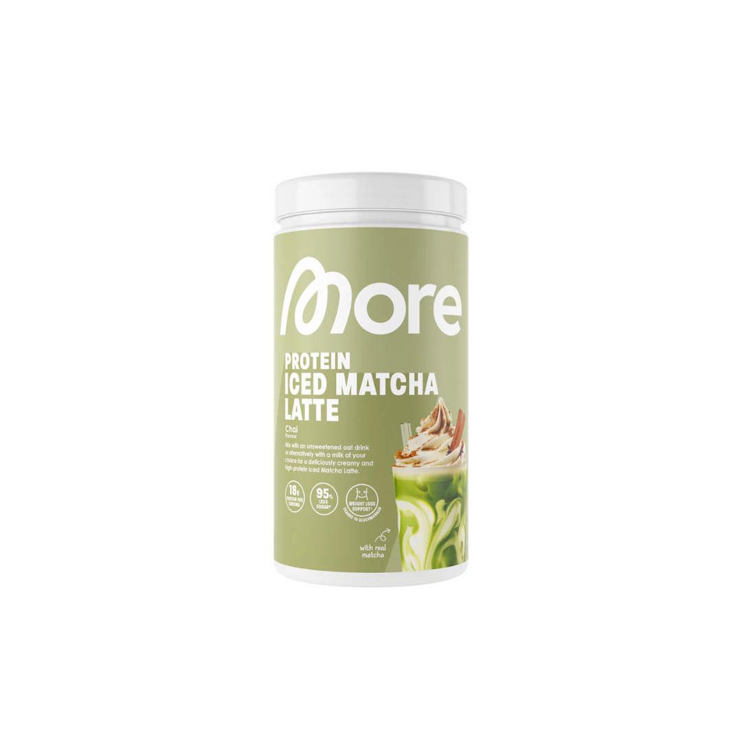 More Protein Iced Matcha Latte